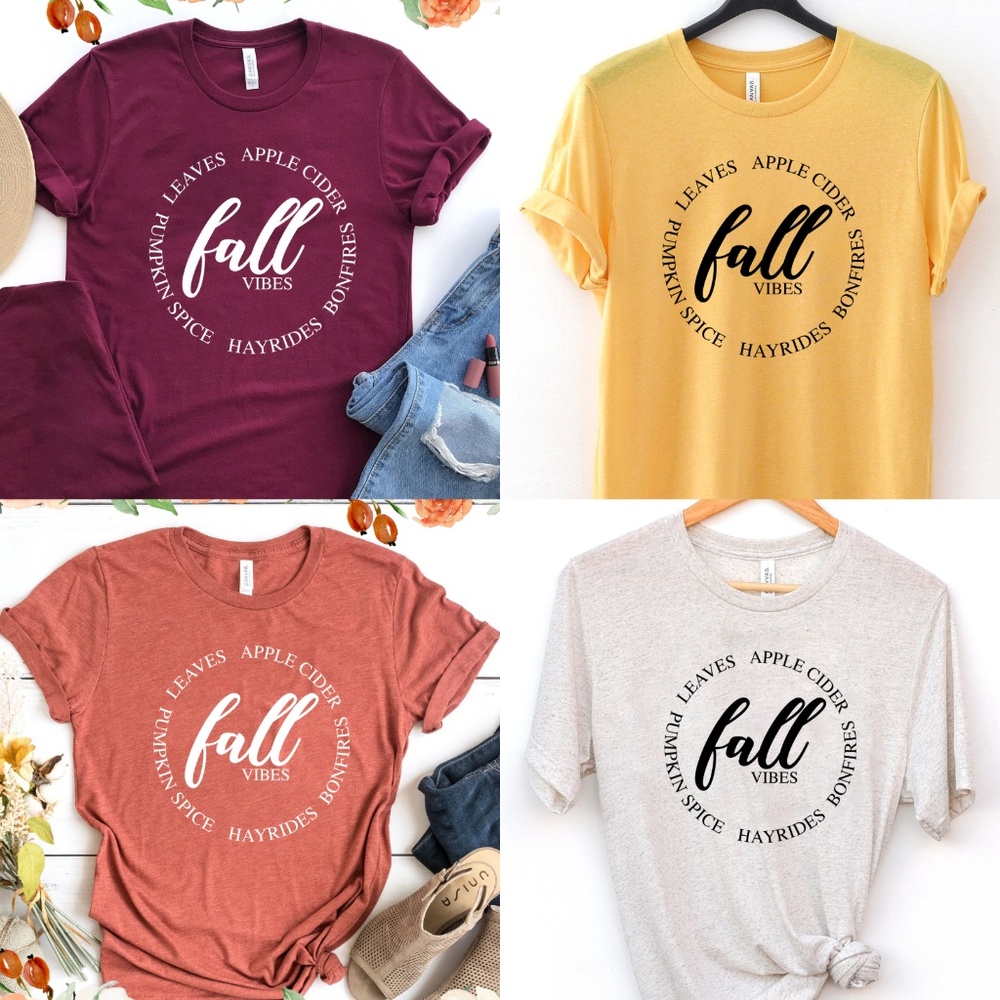 Fall T shirt for Women Happy Pumpkin Spice